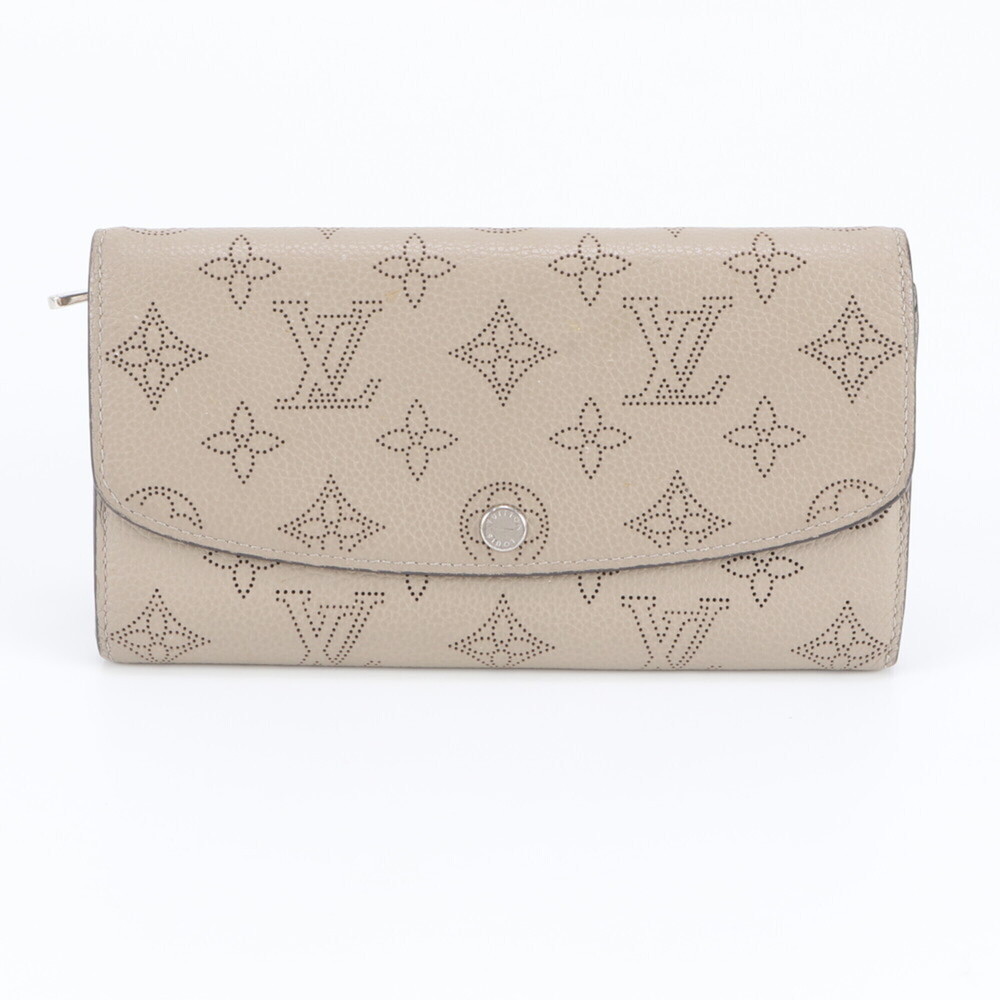 Louis Vuitton Mahina Portefeuille Iris Galet Leather Long Wallet for Women